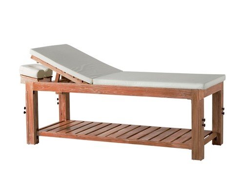 Ahşap masaj masası baş kısmı delikli ve kalkar