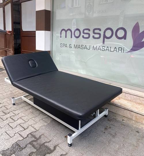 Fizik Tedavi Ayarlanabilir Bobath Yatağı Siyah Renk