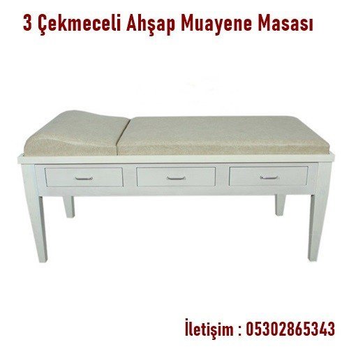 3 Çekmeceli Hasta Muayene Masası Fiyatı
