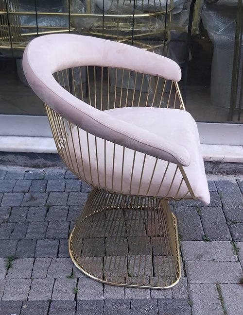 Mosspa Gold Metal Telli Sandalye Modelimiz Bodrum Mos 20154