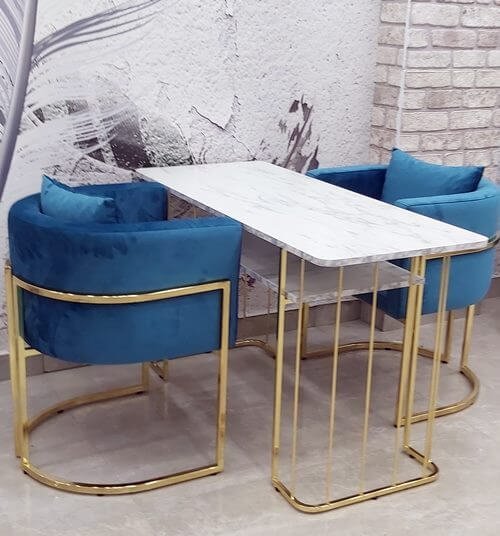 Manikür Masası Gold Metal Mode