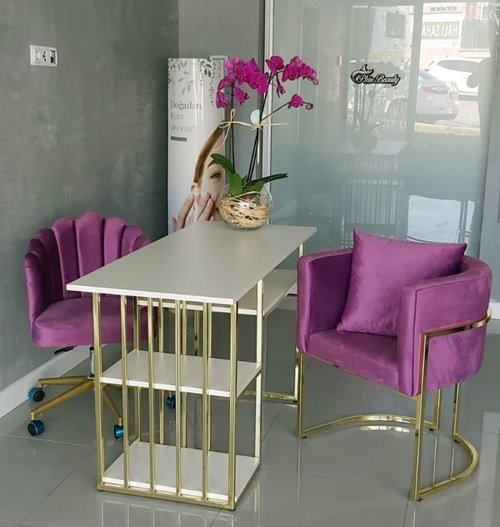 Nail Art Manikür Protez Tırnak Masası Ve Koltuğu