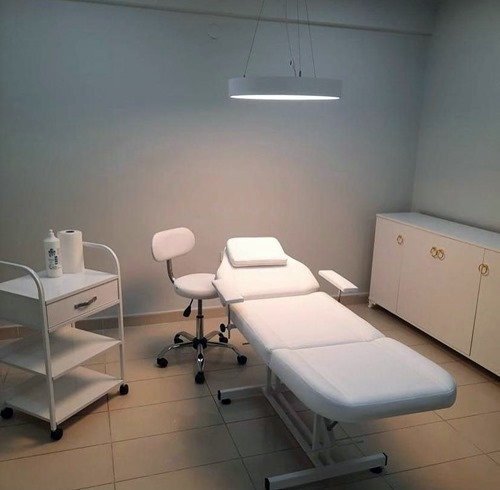 Manuel Hareketli Lazer Epilasyon Koltuğu & Etajer & Uzman Taburesi