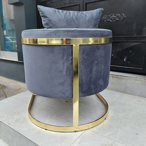 Gold Metal Kaplama Berjer Koltuk