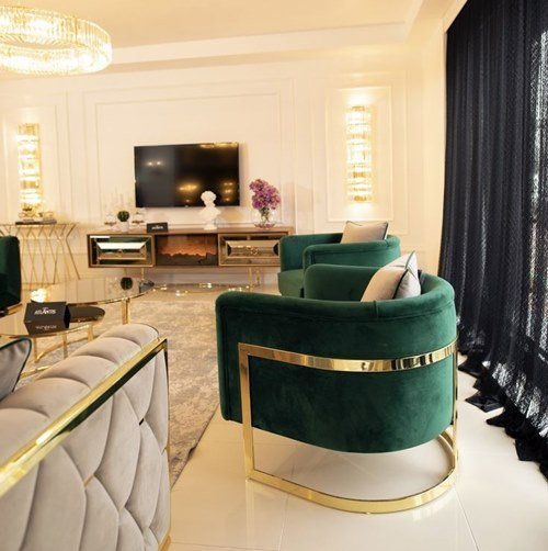 Güzellik Merkezi Gold Metal Kaplama Berjer Koltuk İmalatı İstanbul