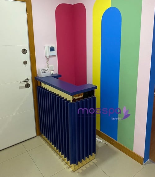 Güzellik Merkezi Müşteri Karşılama Bankoları Mosspa
