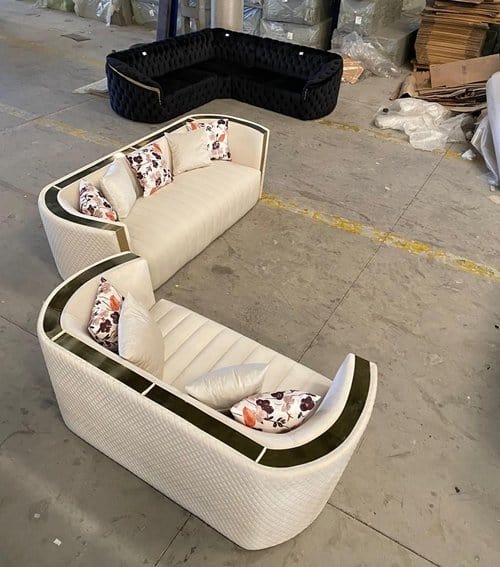 Kapitone gold güzellik merkezi koltuk takımı imalatı