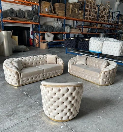 Kapitone güzellik merkezi koltuk takımları