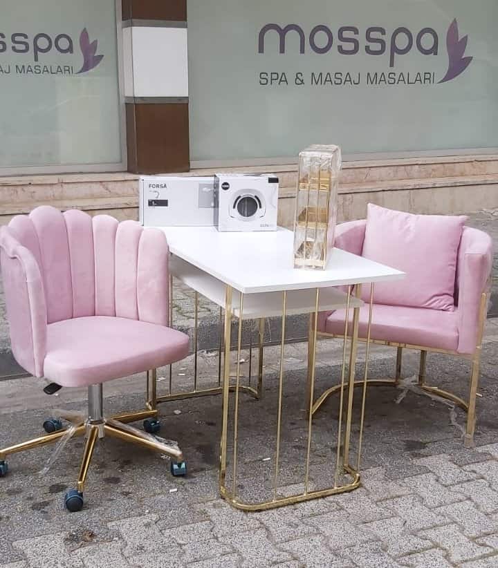 güzellik merkezi manikür koltuk grubu