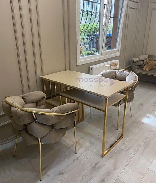 Balon Koltuk Protez Tırnak Manikür Masası Mosspa 