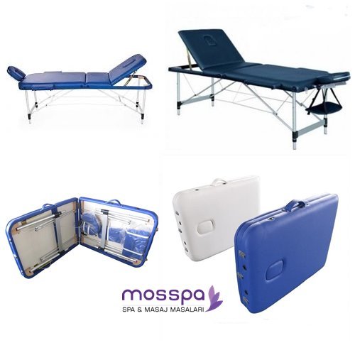 Seyyar alüminyum çanta tip taşınabilir masaj sedyesi