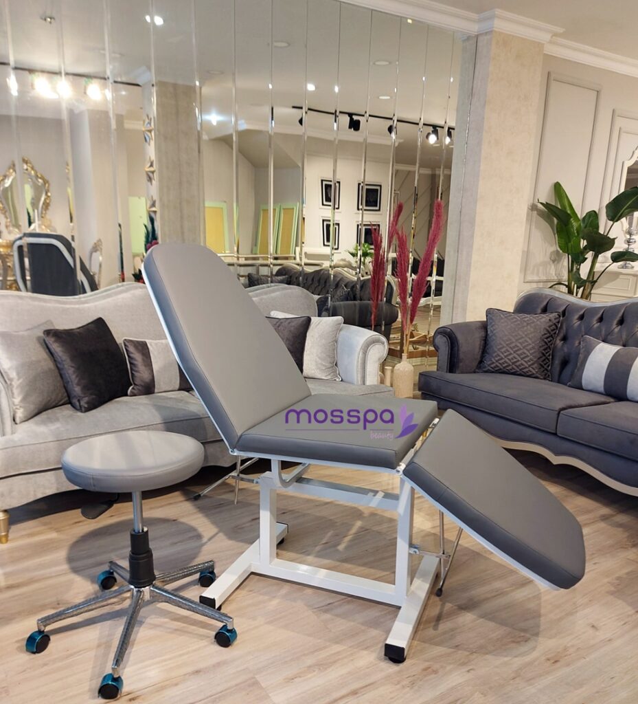 Hareketli cilt bakım sedyesi mosspa