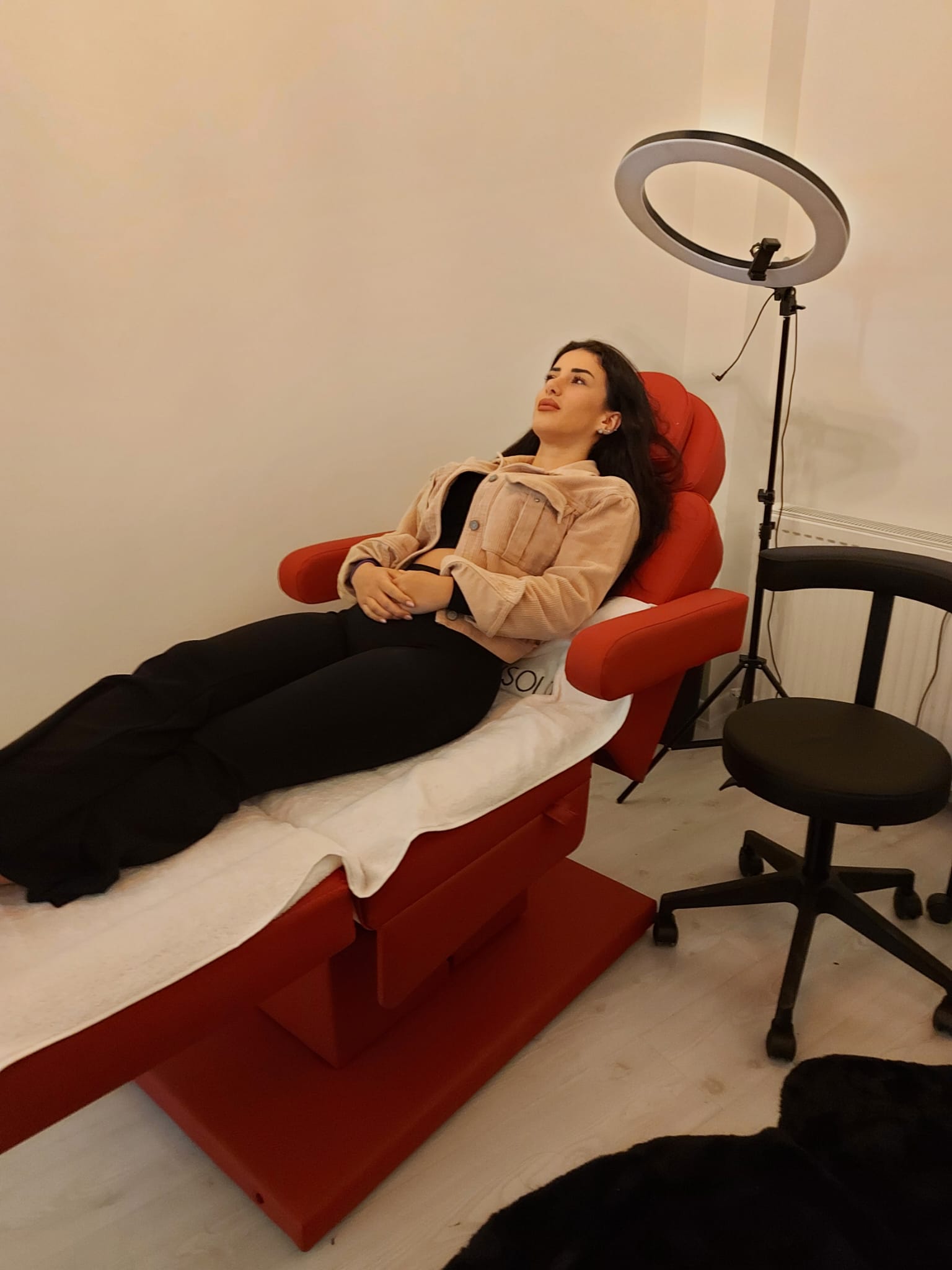 Beauty Center Motorized Hair Transplantation and Skin Care Chair
