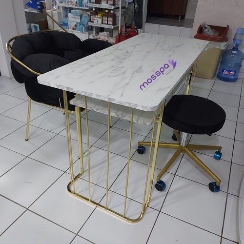 Eko manikür protez tırnak çalışma masası ve sandalyeleri