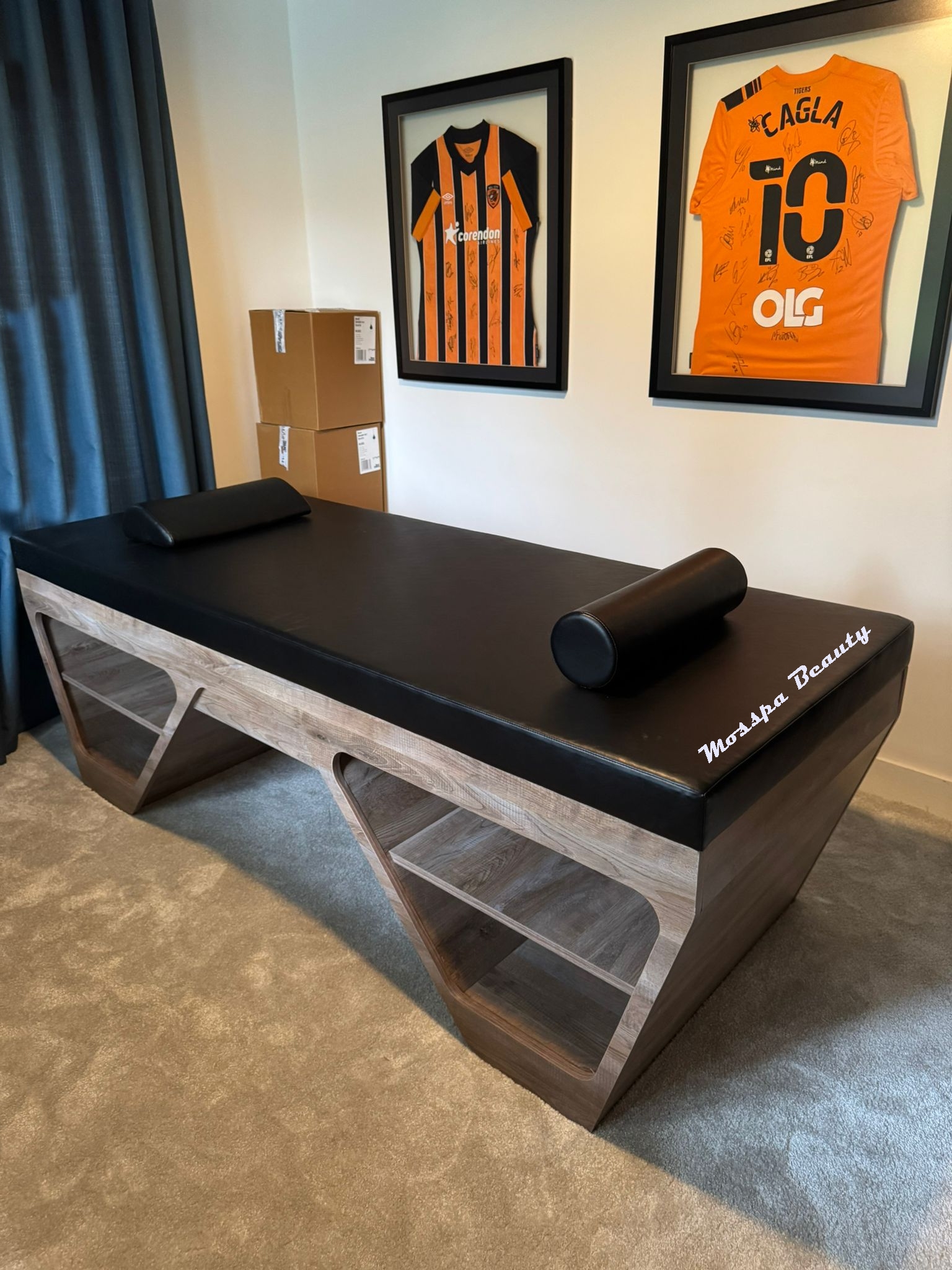 Ahşap Fizyoterapist Fizik Tedavi Uygulama Masaj Yatağı