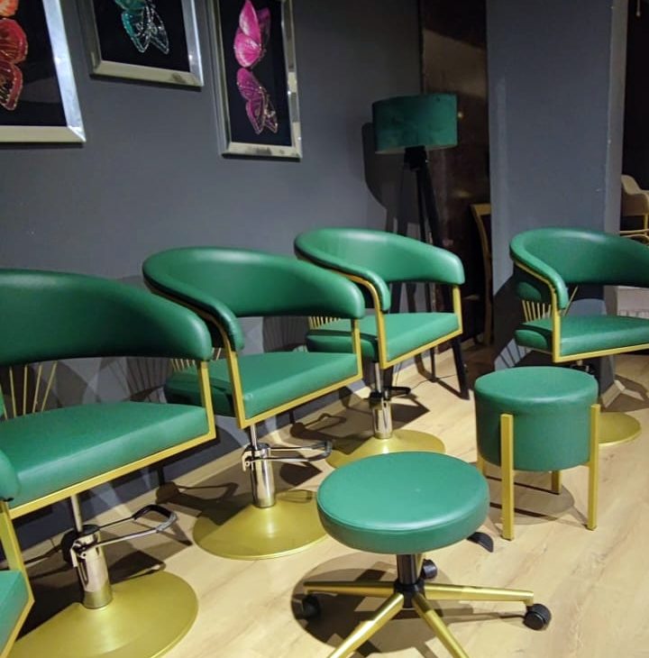 Güzellik Merkezi Hidrolik Hareketli Bayan Saç Tarama Koltuğu